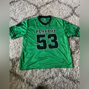 Men’s playboy jersey green size L